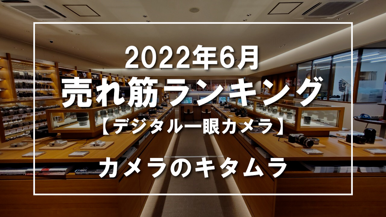 2022年6月 デジタル一眼カメラ 売れ筋ランキングを紹介！｜カメラのキタムラ