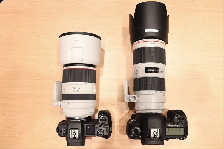 RF70-200mm,EF70-200との比較(フード付き).jpg